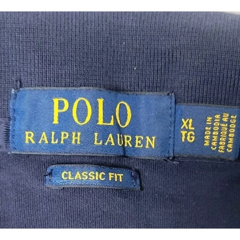 Polo Ralph Lauren Classic Fit Blue Short Sleeve Polo Mens Size X-Large